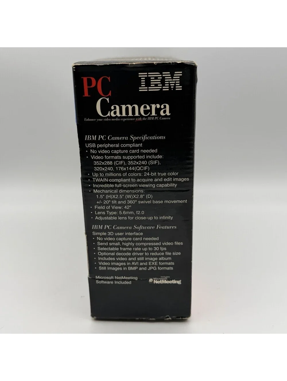 Vintage IBM PC Camera 33L4889 USB‎ Webcam New Sealed NOS Windows 98 2000